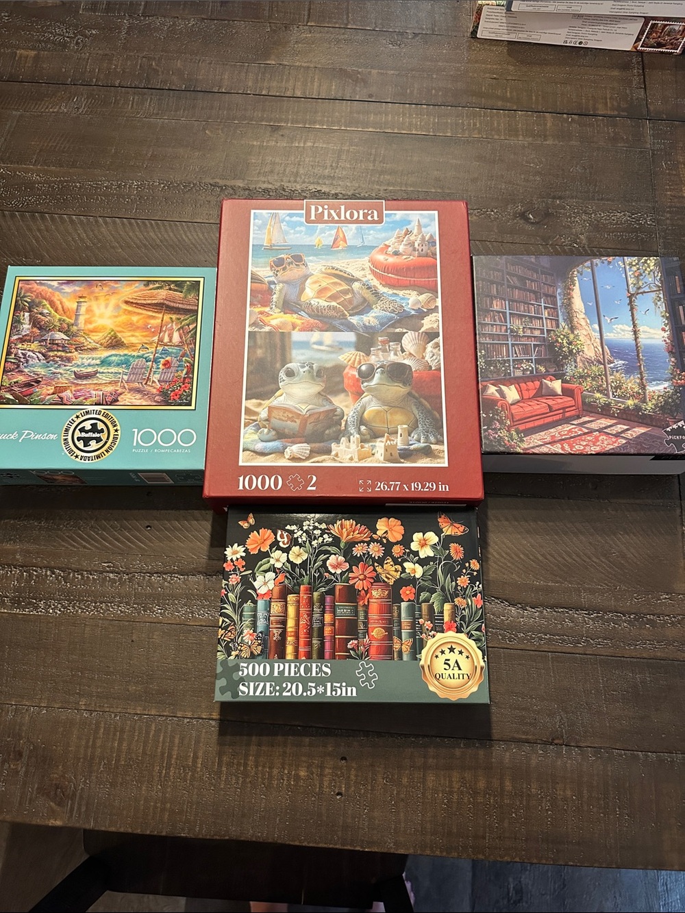1000-Piece Jigsaw Puzzle bundle